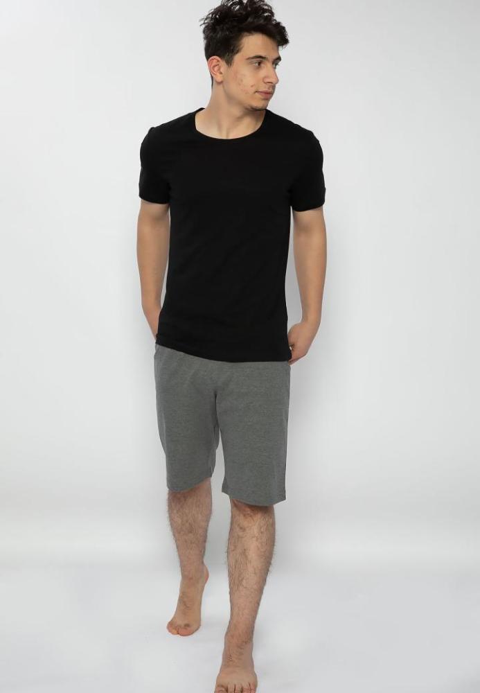 Pijama Bumbac & Moda bărbați,culoare Negru -Gri, – Engros